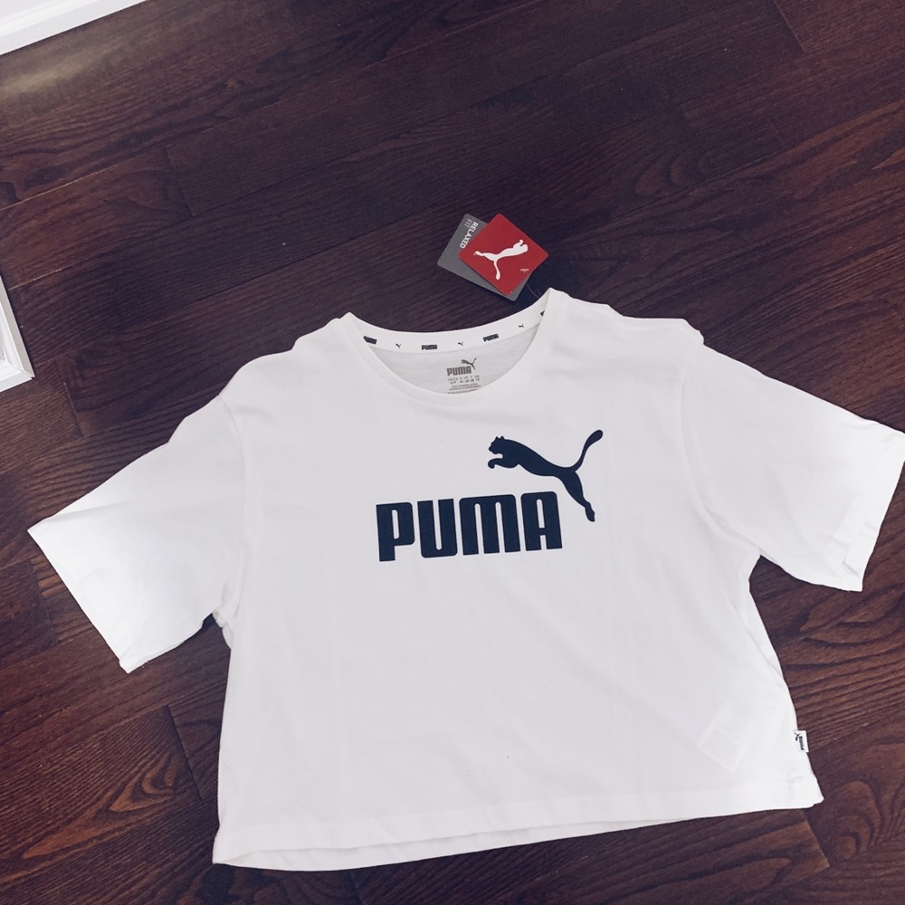 Puma Women’s Cropped Logo Tee